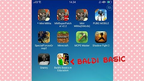 Baldi Basic Mobile Gameplay + Mod Menu