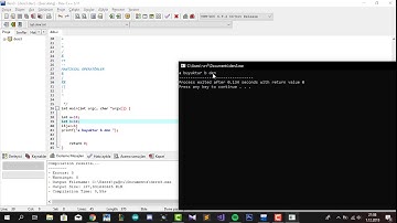 C programlama ders #3 Operatörler