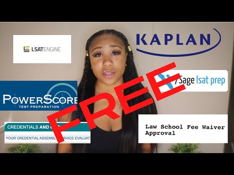 HOW I GOT ALL THIS LSAT PREP FOR FREE | LSAC FEE WAIVER + MORE