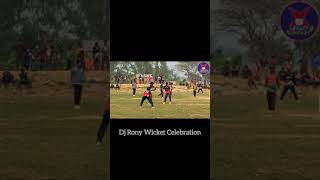 Dj Rony Wicket Celebration | Legacy Cricket | #shorts