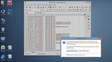 5 - How to Convert OpenOffice Files to CSV for Dolphin Dialer