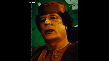 معمر القذافي يتلكم عن خيانه العرب لفلسطين و العراق 