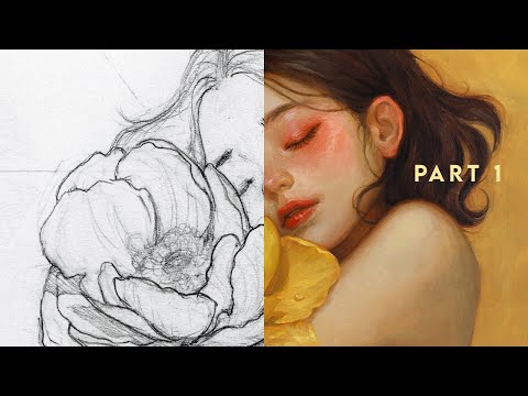Starting a painting I have to finish in 12 days! 😨