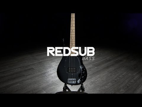 redsub-pk-bass-guitar,-jet-black-|-gear4music-demo