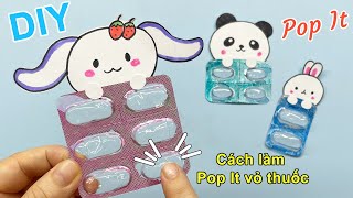 Cách làm Pop It bằng Vỏ Thuốc | How to make Pop It Fidget Toy | DIY Pop It | Liam Channel