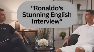 "CR7  Stunning English Interview" cr7 impresionante entrevista en ingles #cr7 #ronaldo # talent