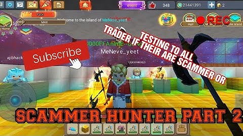 SCAMMER HUNTER PART 2 | SKYBLOCK BLOCKMAN GO