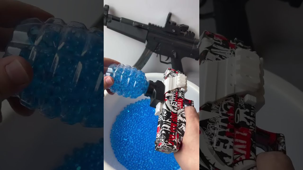 Exhibition Of Interesting Gel Blaster And Foam Bullet Guns 