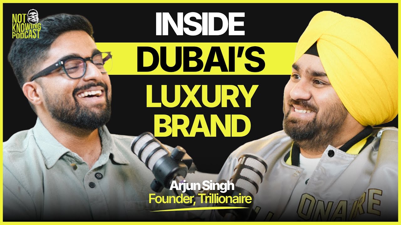 How to start a luxury streetwear brand in Dubai | Trillionaire Clothing | Arjun Singh