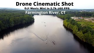 Farmington River, Connecticut | Cinematic Drone Shot(2.7k) #DJI #Cinematic #Farmington#Mavic Mini