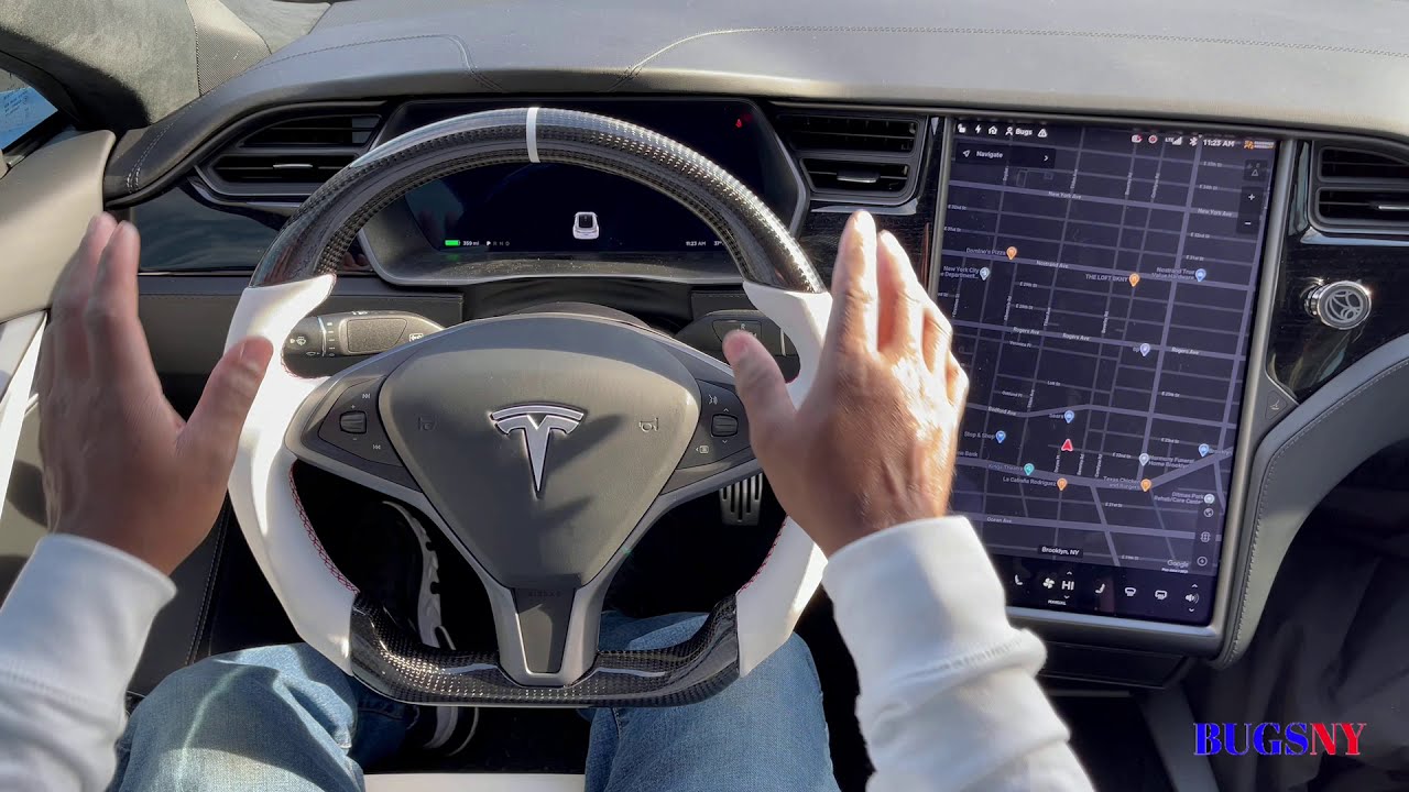 how to change Tesla model s and x steering wheel ( 2 custom steering ...