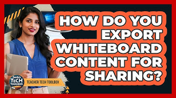 How Do You Export Whiteboard Content for Sharing?