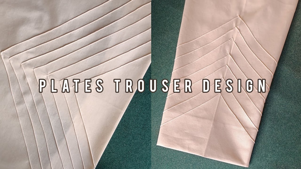 Plates trouser easy stitching  beautiful trouser design  trendy trouser  2022  YouTube