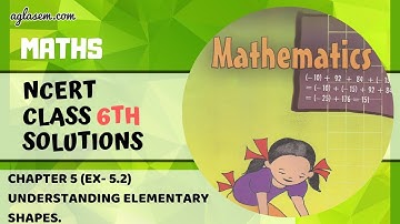 NCERT Solutions Class 6 MATHS Chapter 5: Understanding Elementary Shapes (Ex. 5.2)