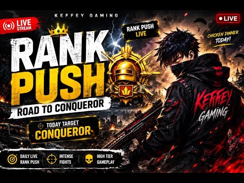 🚨 BGMI LIVE NOW | NONSTOP RANK PUSH TO CONQUEROR 🏆
