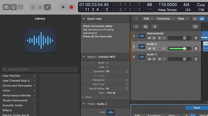 Flex Pitch - How Accessible Is It With VoiceOver For Blind Logic Pro Users?