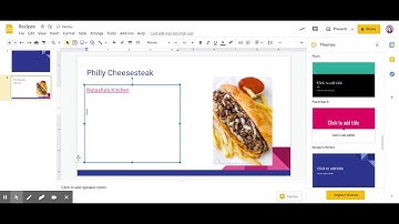 Recipes - Google Slides