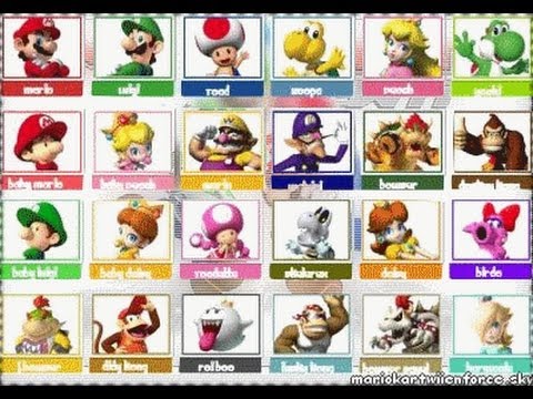 Comment Debloquer Tout Les Personnages De Mario Kart Wii Youtube