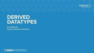 ATPESC 2021 2a.2 Derived Datatypes  Ken Raffenetti