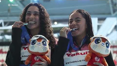 Mexican pride! Four silver medals at the World Diving Championships in Singapore