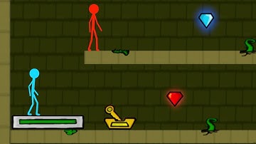 Watergirl and Fireboy , Stickman Animation