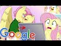 Fluttershy googles herself 
