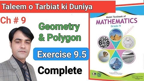 Class 9 exercise9.5 NBF Math Ex 9.5 national book foundation math| Concept of Similar Shapes #taleem