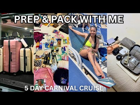 SHOP, PACK & PREP WITH ME FOR VACATION | 5 Day Cruise! Tips & Hacks + Braiding My Hair