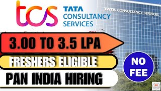 TCS Bulk Hiring for Freshers 2023 |Any Graduate| PAN INDIA Job |Latest Job Vacancy 2023 | Freshers |
