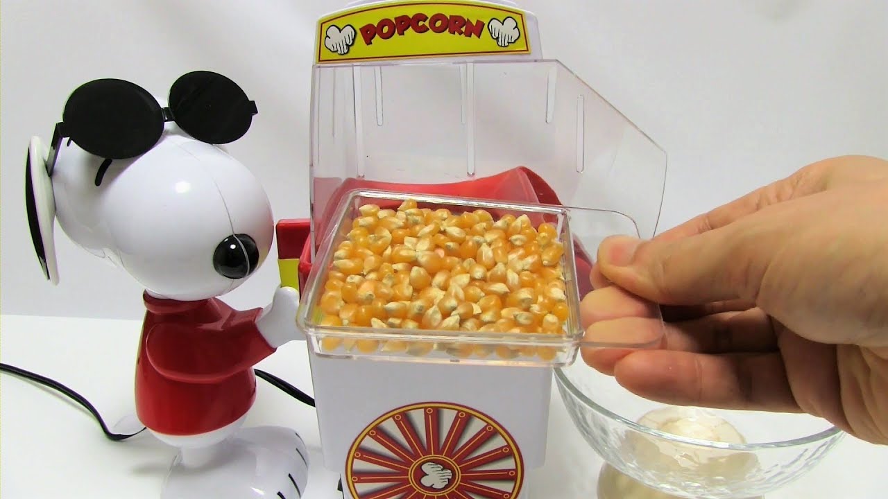 Peanuts Snoopy Popcorn Machine Easy And Fun Youtube