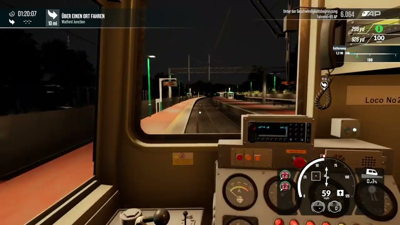 TSW 6 : WCML South - London Euston to Milton : 6A73 Crewe Nebengleise - Wilesden Brent (FNA) (F3)