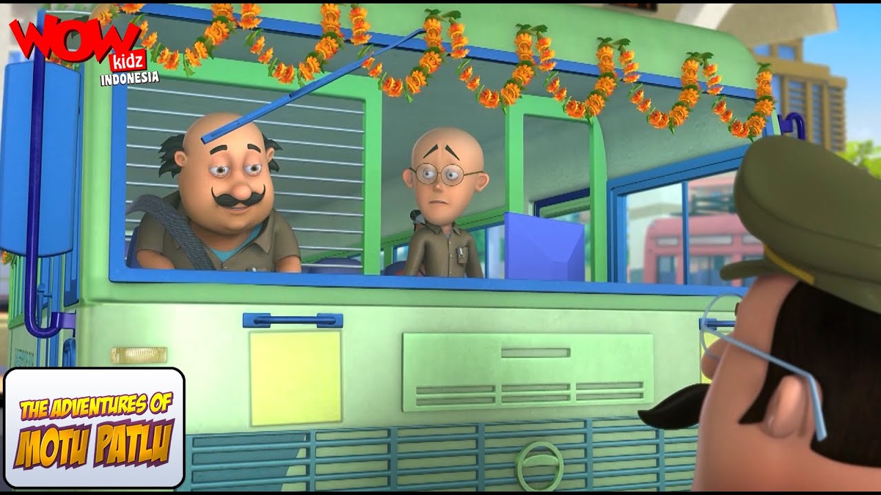 Motu Move Bus Motu Patlu Dalam Bahasa | Motu dan Patlu | Motu Patlu - Sopir Bus | Wow ...