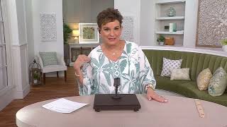 Athlete Statistics JAI Sterling Silver Infinity Hoop Earrings on QVC