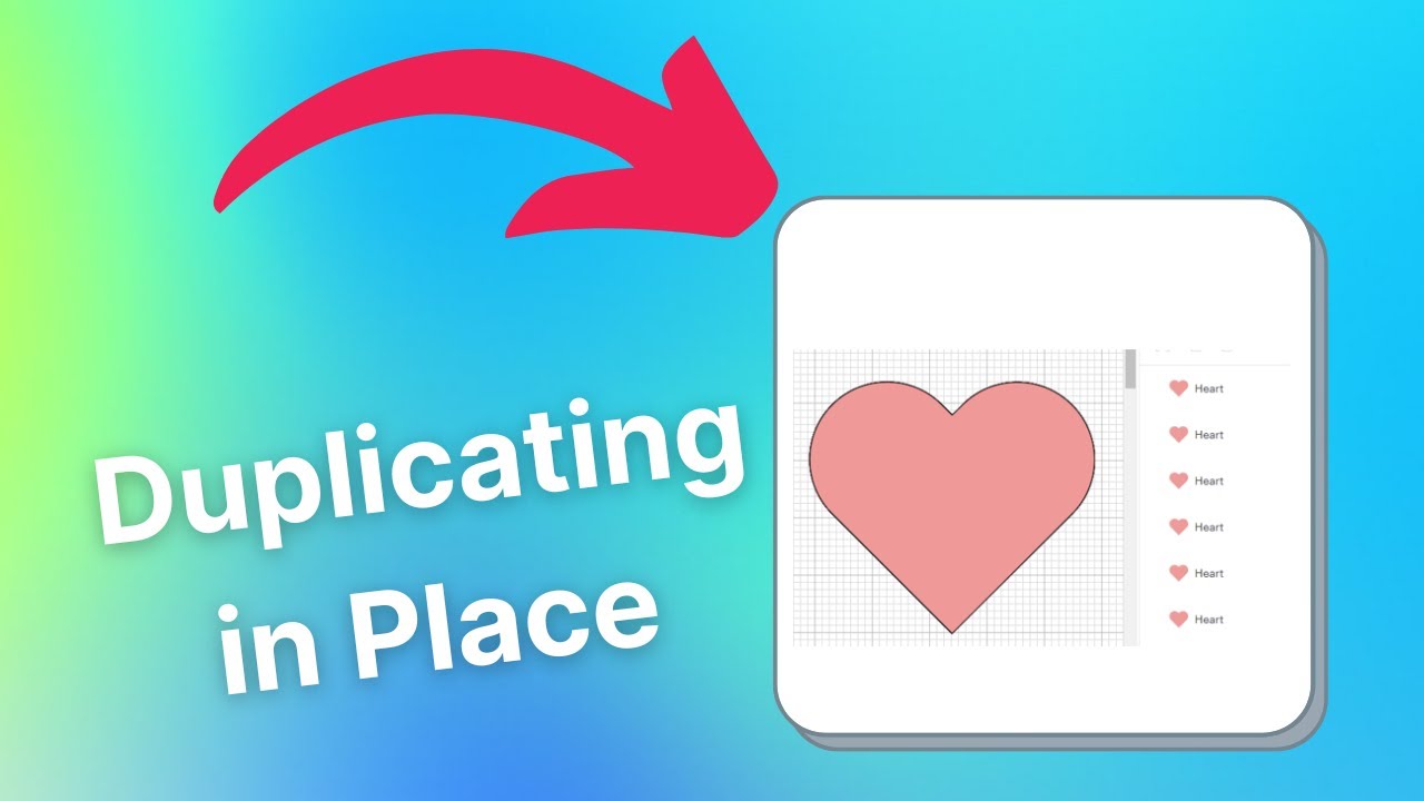 Cricut Craft with Me How to Duplicate in Place (no need to align) YouTube