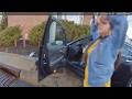 She ran into a pole. GEEZ: Cops