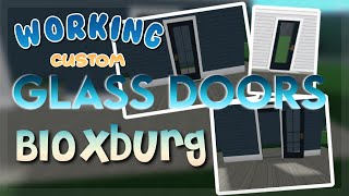 Working Custom Glass Doors Roblox Bloxburg || IGriffin