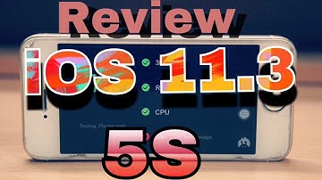 iPhone 5s running iOS 11.3...( review)