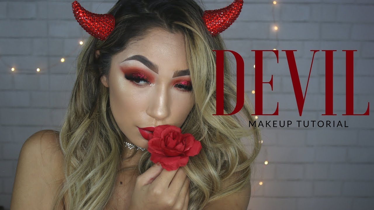 Easy Last Minute Devil Makeup Tutorial