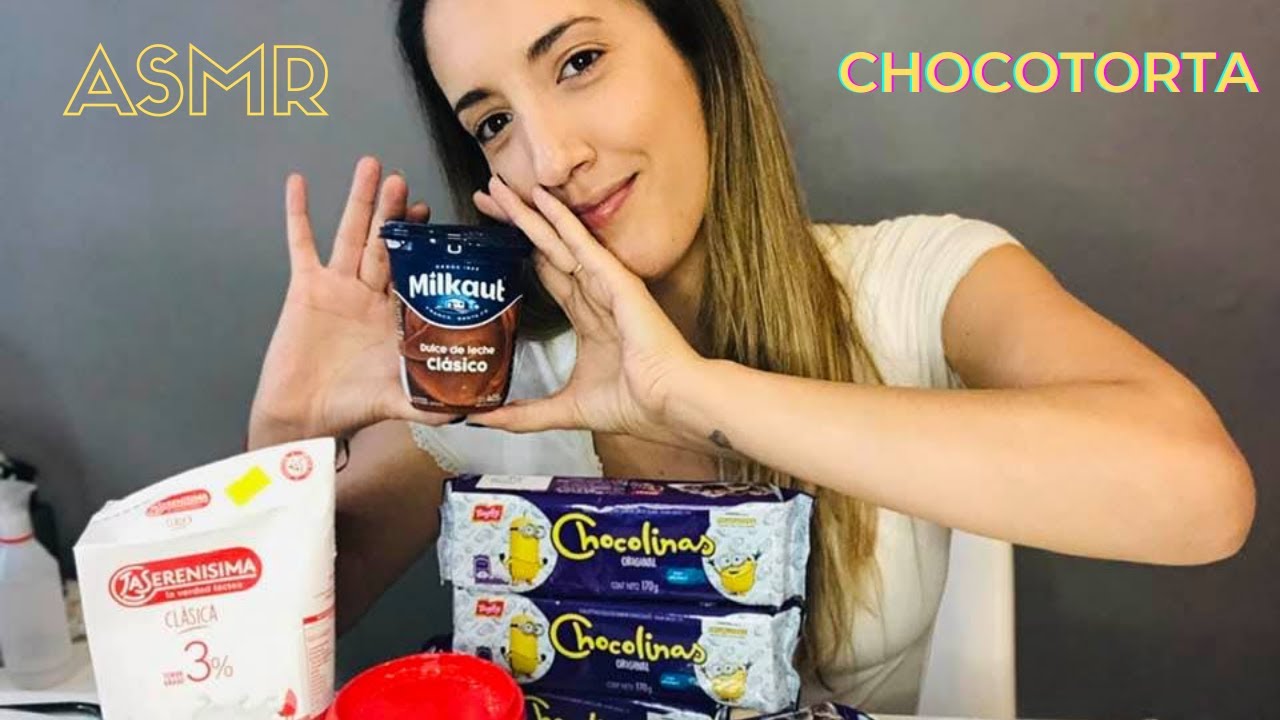ASMR en español - Haciendo CHOCOTORTA - soft spoken
