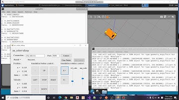 The HMI remote control robot using C# under Robot Operating System.