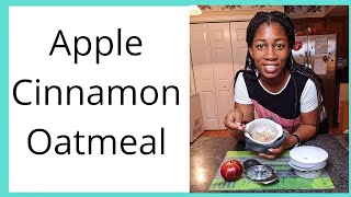 Easy Apple Cinnamon Oatmeal | Healthy Oatmeal Recipe #shorts