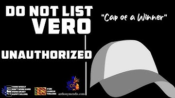 Cap of A Winner - Do Not List - VeRO Unauthorized