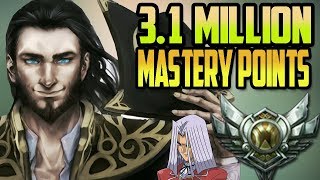 Silver 5 Twisted Fate 3,100,000 MASTERY POINTS- Spectate Highest Mastery Points TF