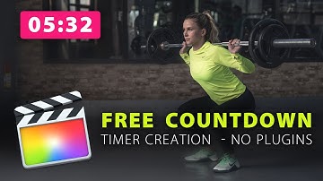 Create a Free On-Screen Countdown Timer with Built-in Plugins in Final Cut Pro