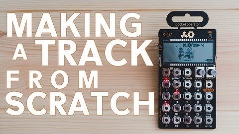 PO-33 K.O! Workflow + Making a song from scratch