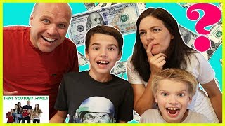 $100 Shopping Challenge!  What Will They Buy? / That YouTub3 Family