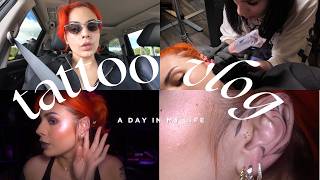 Ear Tattoo Vlog, Come Get Tattooed With Me!