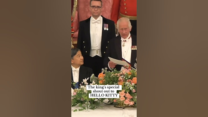 King Charles gives special shout-out to Hello Kitty during State Banquet for Japan's Emperor
