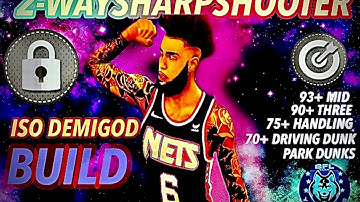 BEST 2-WAY SHARPSHOOTER BUILD in Season 5!!! META LOCKDOWN BUILD NBA2k22 Current Gen!!