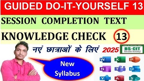 GUIDED DO-IT-YOURSELF SESSION 13 | Kyp session 13 | session 13 | Doityourself 13 | kyp 13 [Hindi]